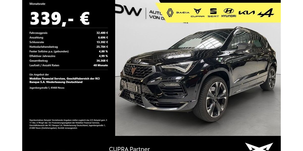 Cupra Ateca 36.605 km 31.490 &euro; Heilbronn 74076