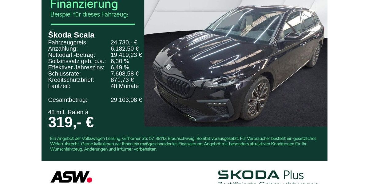 Skoda Scala 22.700 km 24.730 &euro; Heilbronn 74076