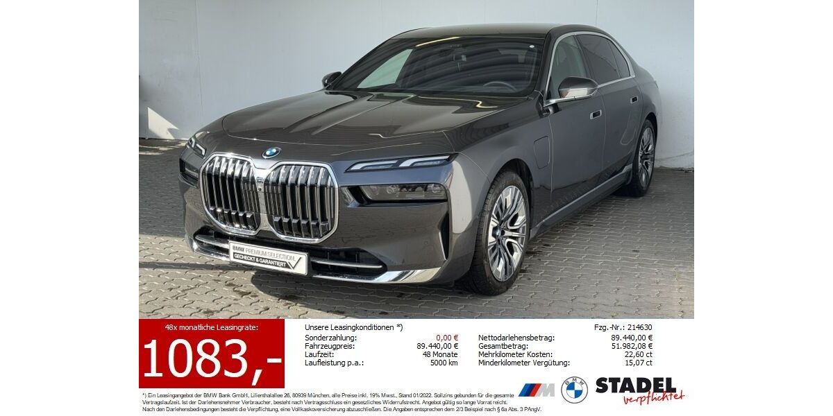 BMW 750 21.042 km 85.888 &euro; Heilbronn 74074