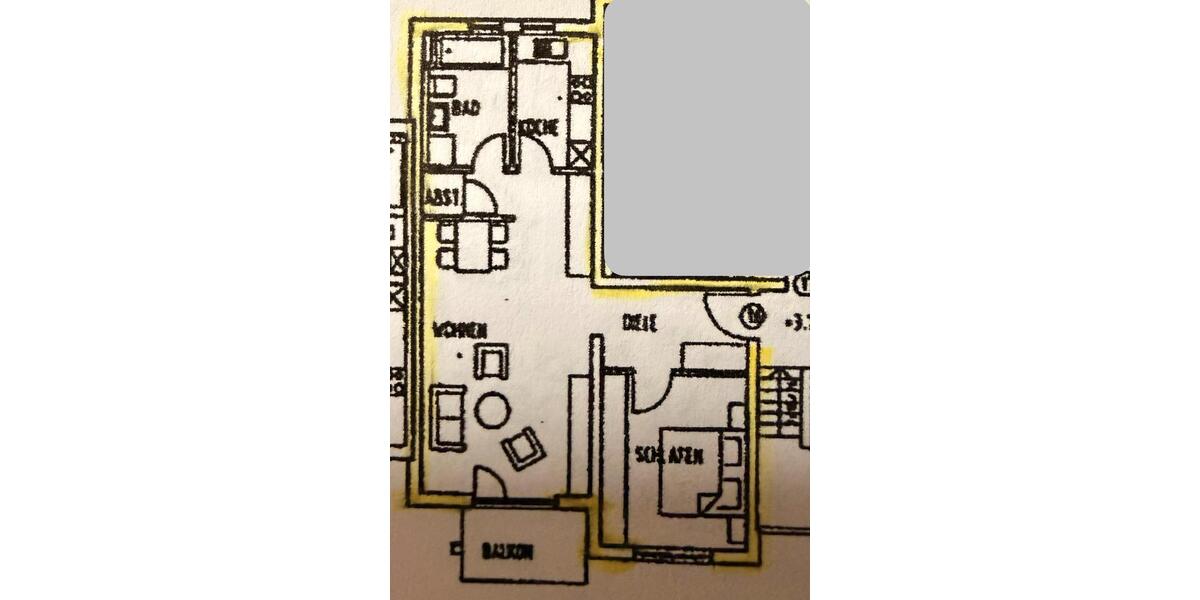 Etagenwohnung Neckarsulm - 2 Zimmer, 63 m&sup2;, 700&euro; | Angebot:27549046