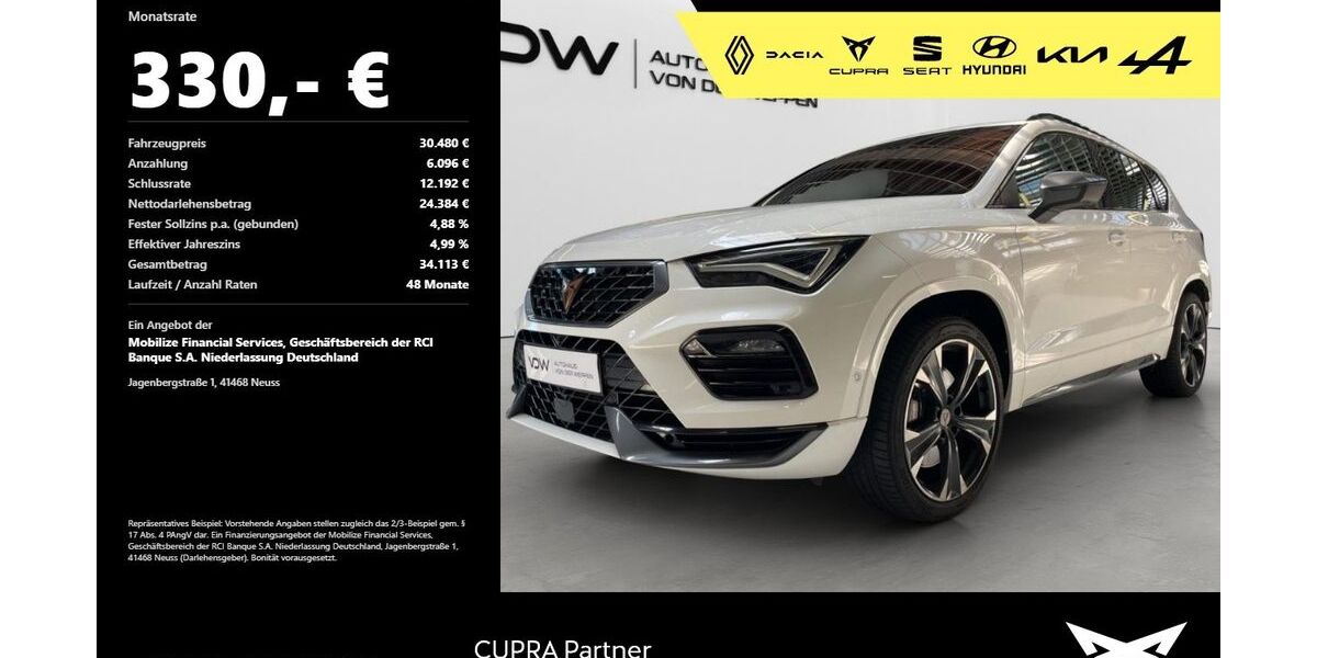 Cupra Ateca 69.100 km 29.780 &euro; Heilbronn 74076