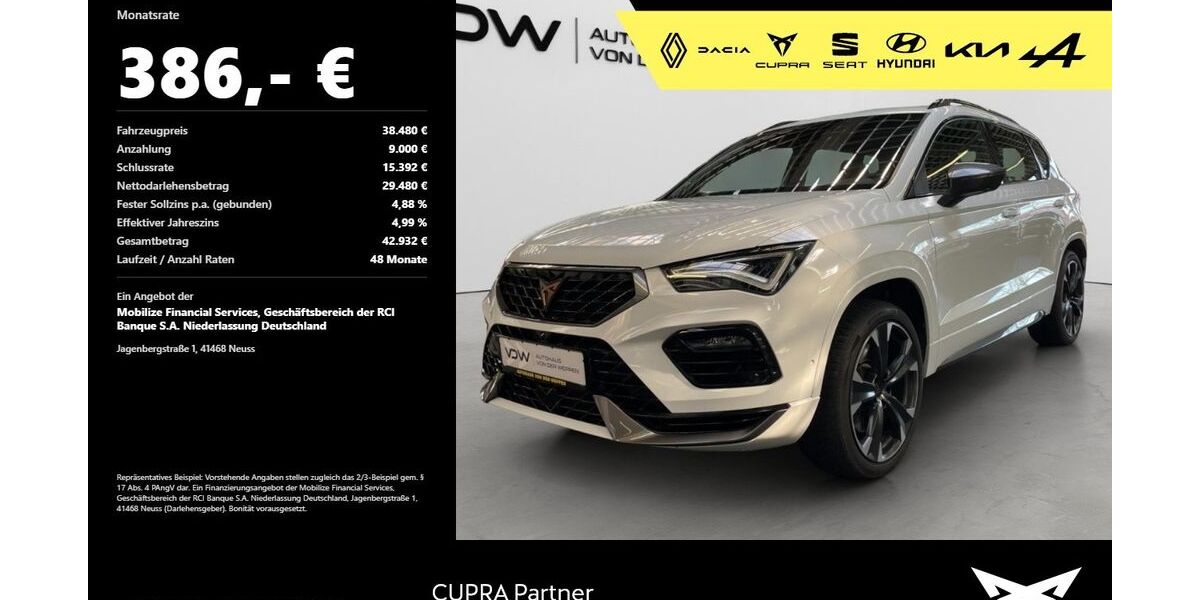 Cupra Ateca 19.950 km 36.980 &euro; Heilbronn 74076