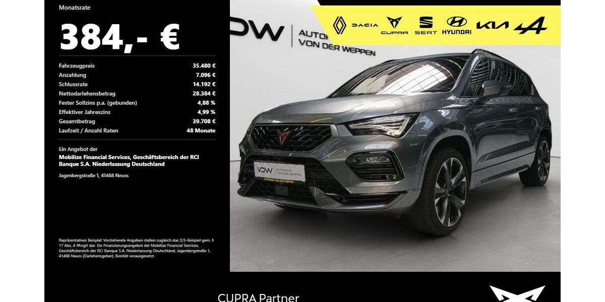 Cupra Ateca 29.700 km 34.980 &euro; Heilbronn 74076