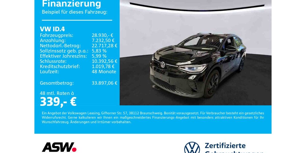 VW ID.4 53.900 km 28.930 &euro; Neckarsulm 74172