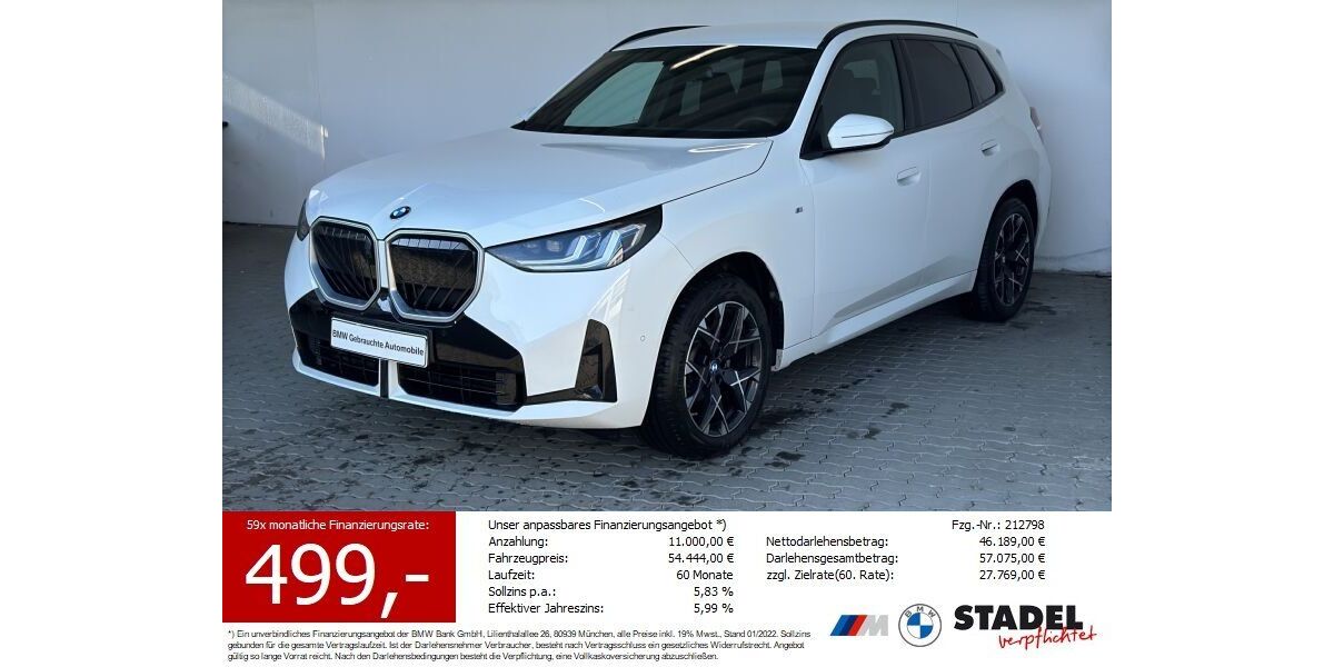 BMW X3 16.255 km 47.444 &euro; Heilbronn 74074