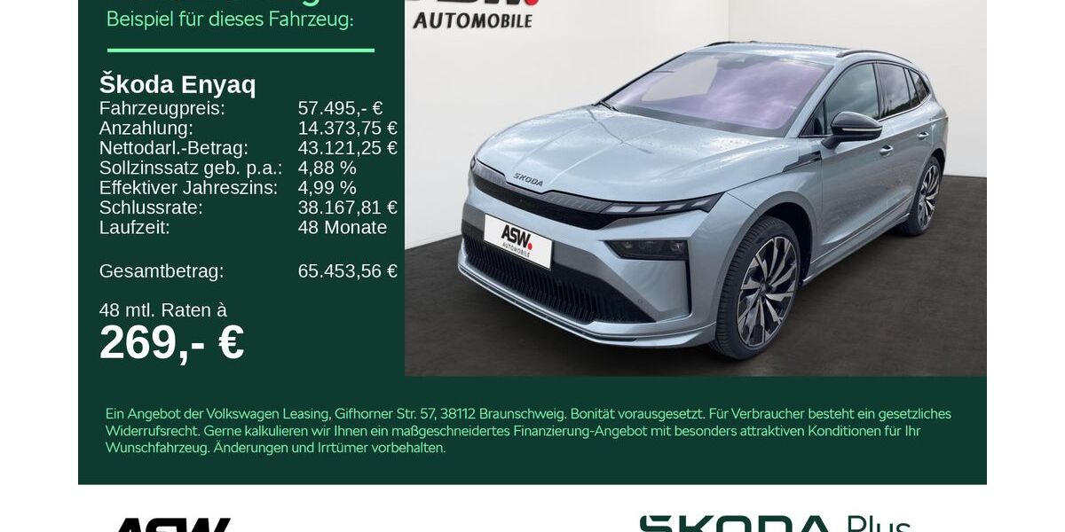 Skoda Enyaq 7.500 km 55.985 &euro; Heilbronn 74076