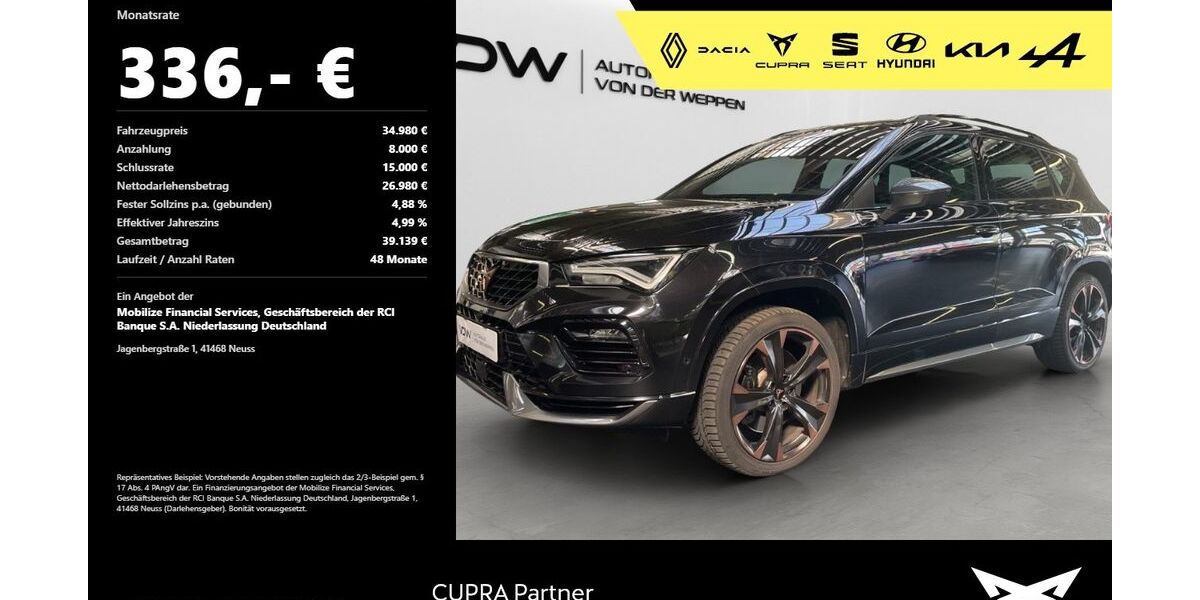 Cupra Ateca 43.300 km 34.980 &euro; Heilbronn 74076