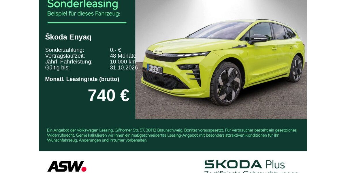 Skoda Enyaq 29.990 km 54.930 &euro; Bad Rappenau 74906