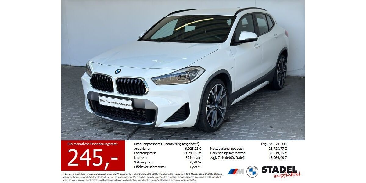 BMW X2 34.794 km 27.888 &euro; Heilbronn 74074