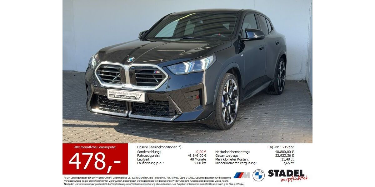 BMW X2 18.285 km 46.289 &euro; Heilbronn 74074