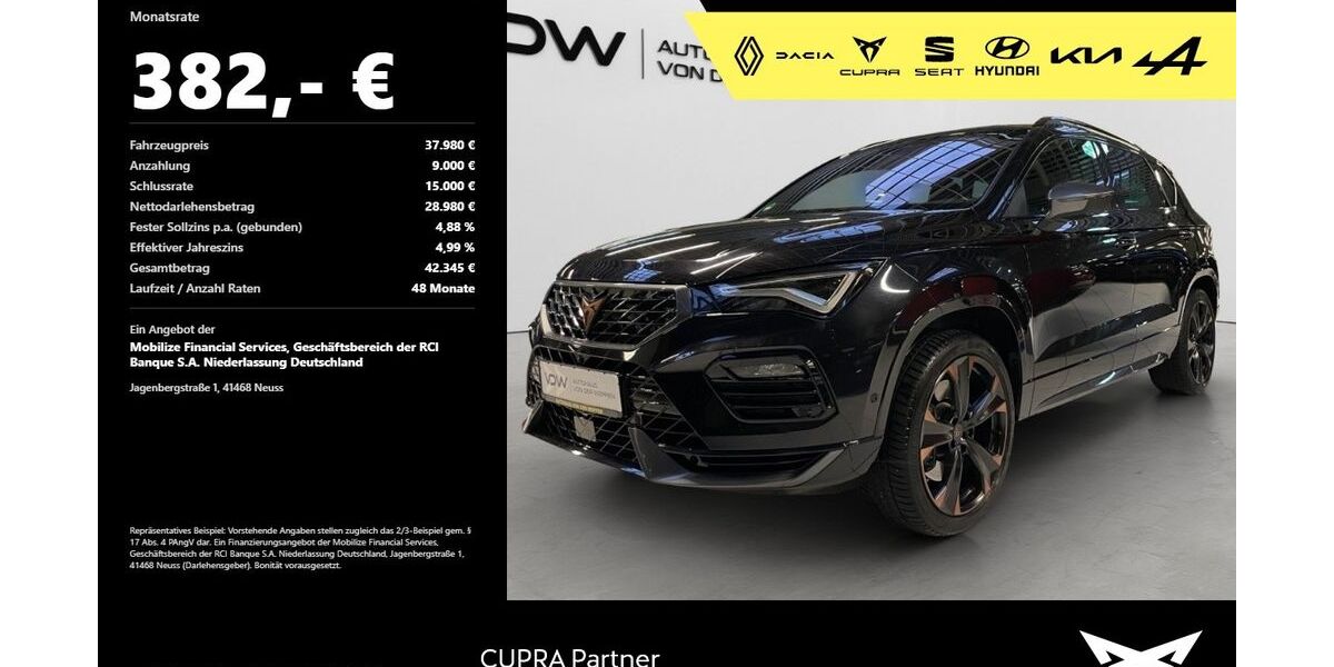 Cupra Ateca 21.300 km 36.980 &euro; Heilbronn 74076