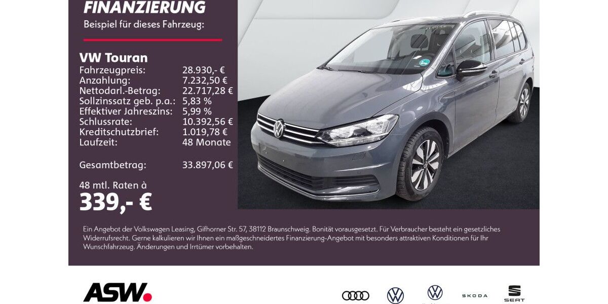 VW Touran 25.300 km 28.930 &euro; Weinsberg 74189