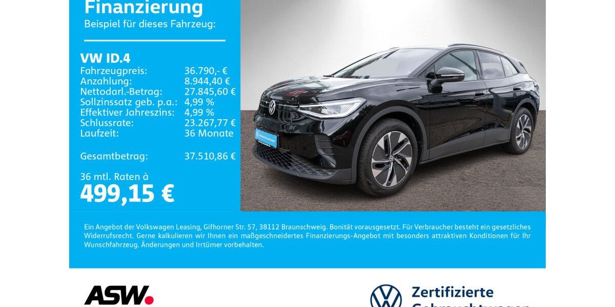 VW ID.4 9.990 km 31.890 &euro; Neckarsulm 74172